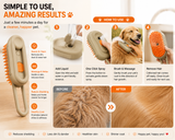Furivio Pet Grooming Brush – Spray, Massage & Loose Hair Removal for Pets