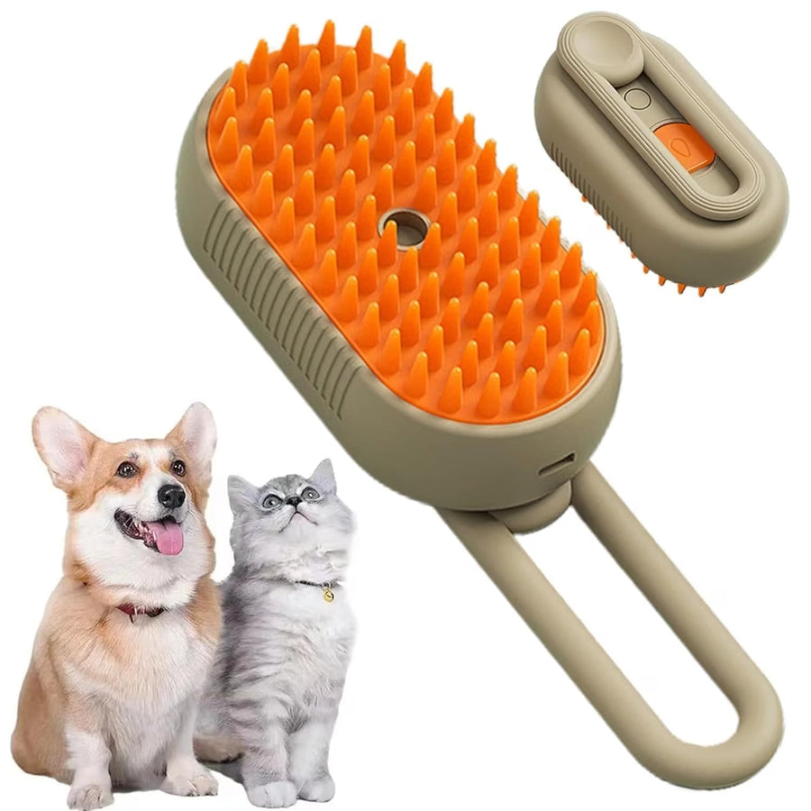 Furivio Pet Grooming Brush – Spray, Massage & Loose Hair Removal for Pets